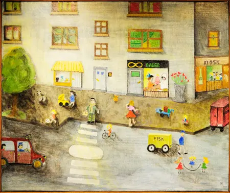 Ilse Nørgaard
Akryl på lærredl