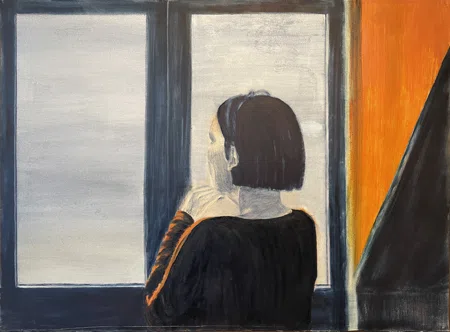 Bolette Bonfils
Olie på akavarelpapir