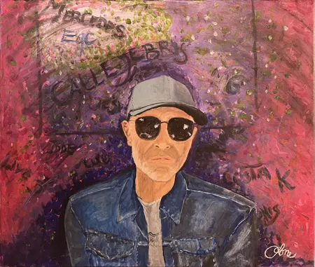 Lone Lange
Akryl på lærred