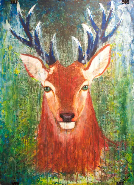 Camilla Ørnstrup Akryl på lærred