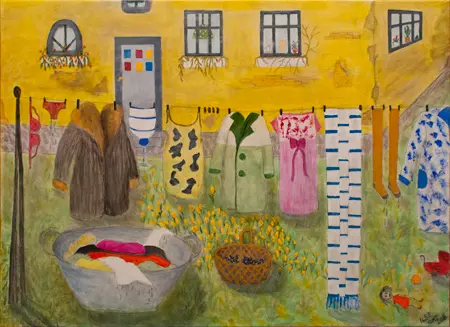 Ilse Nørgaard Akryl på lærred