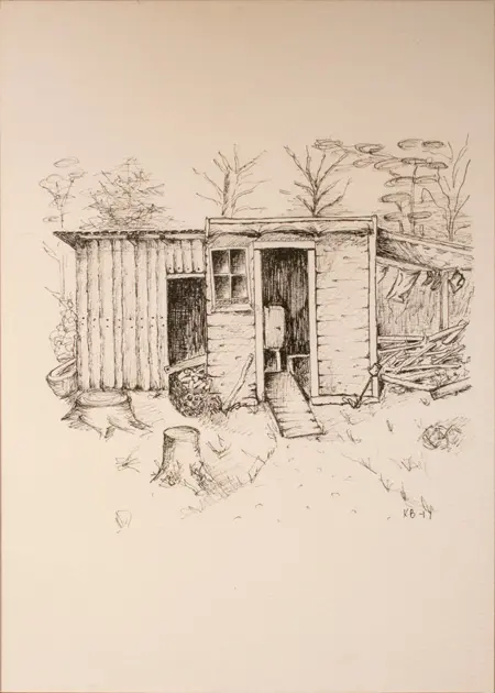 Kate Bluhme Tusch på papir