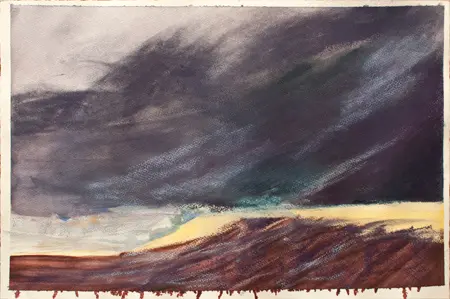 Lisbeth Dilling Pastelkridt på papir