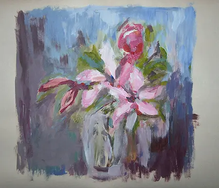 Meinhild Djurhuus
Acryl på papir