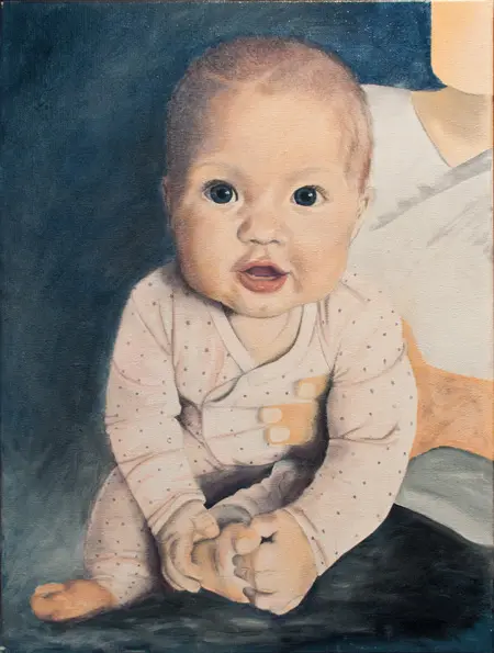 Tine Jægerskou Olie på lærred