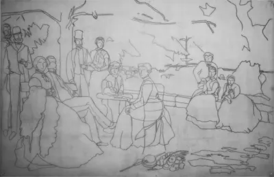 Ilse Nørgaard
Forarbejde til Acrylmaleri