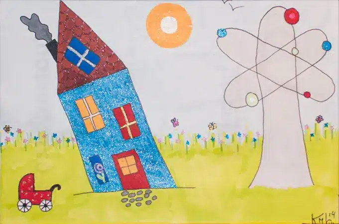 Karina Lange Tusch på papir