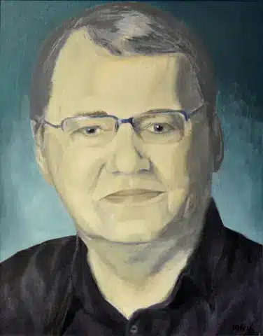 Mette Nedergaard Olie på lærred