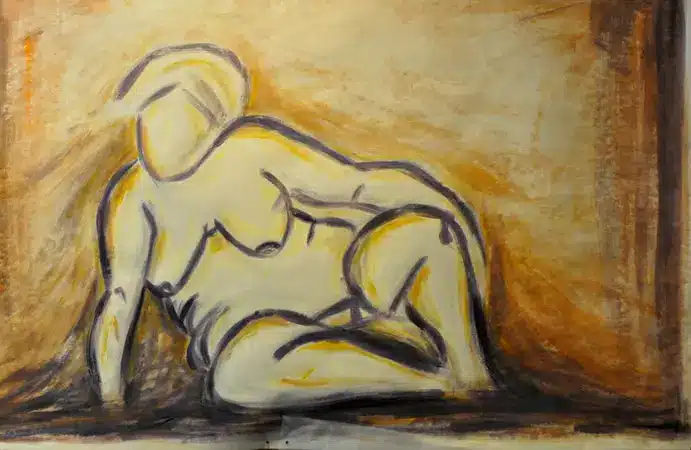 Sofie Nielsen Akryl på papir